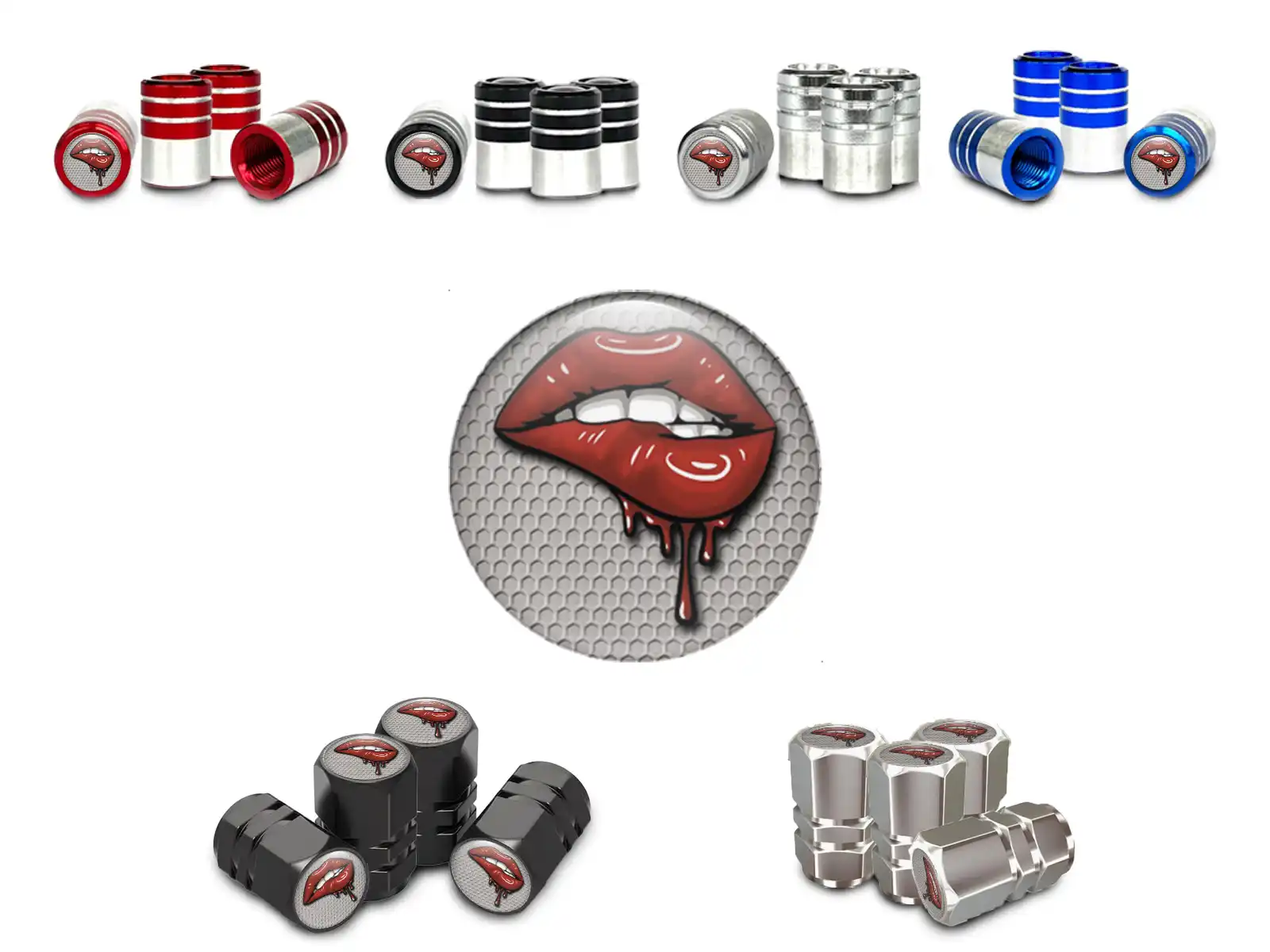 Valve Stem Caps for Cars Domed Design Style